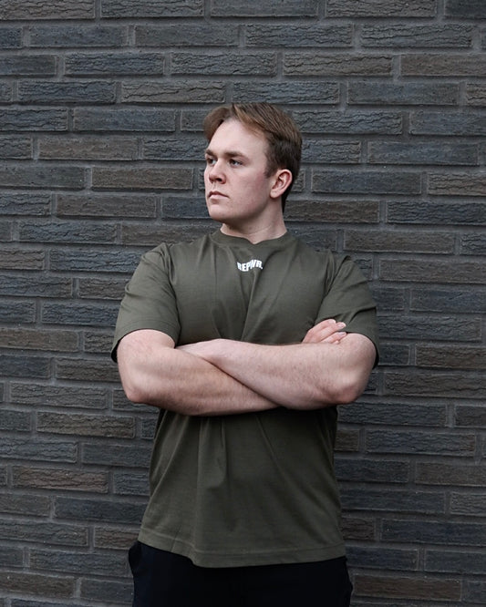 SYSTEM 001 KHAKI T-SHIRT