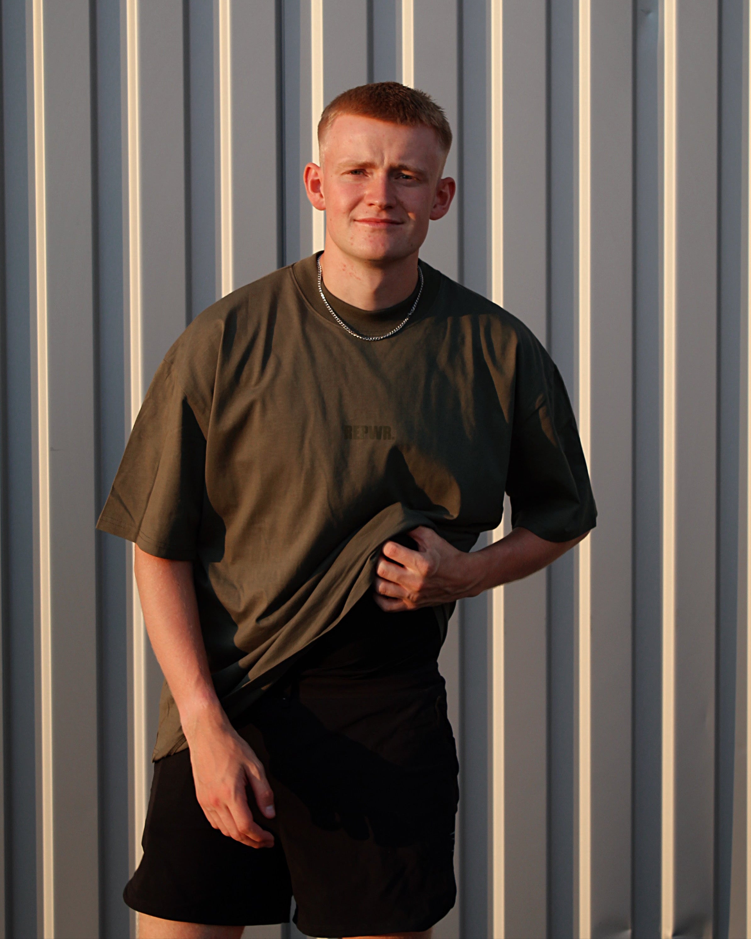 DROP KHAKI MODE T-SHIRT