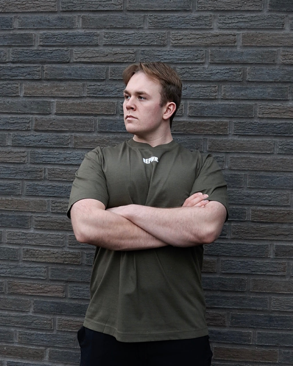 SYSTEM 001 KHAKI T-SHIRT