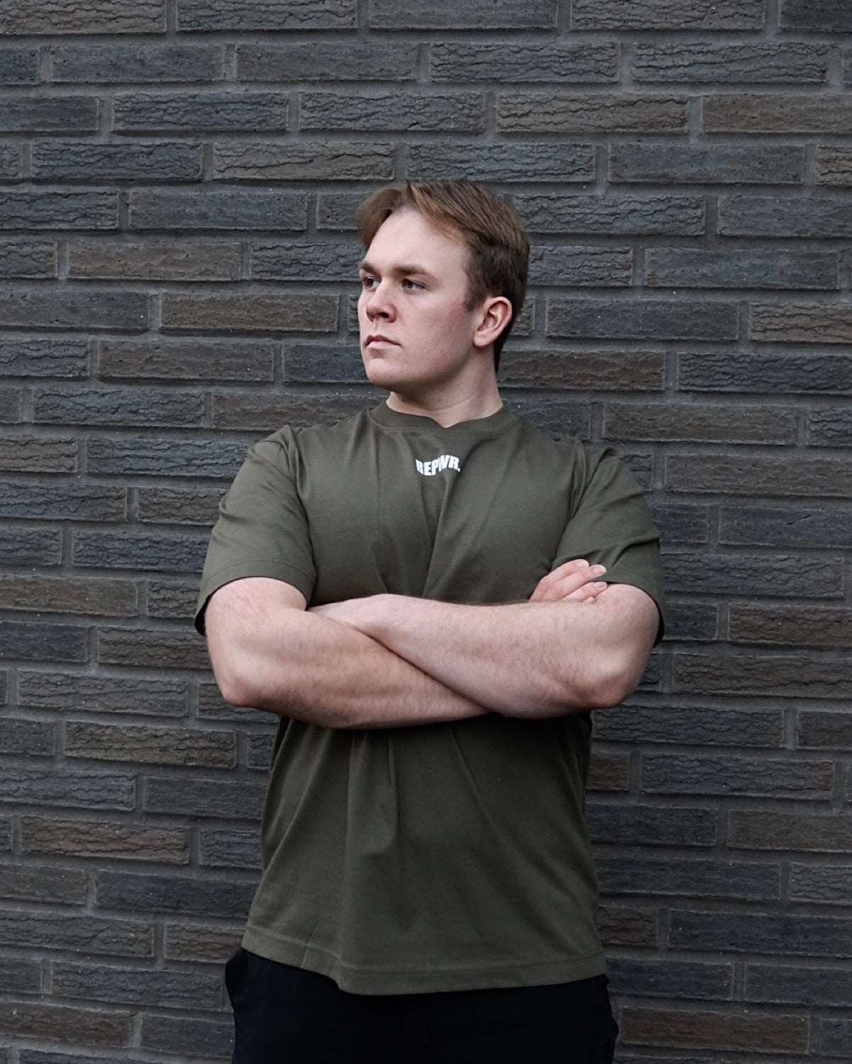 SYSTEM 001 KHAKI T-SHIRT