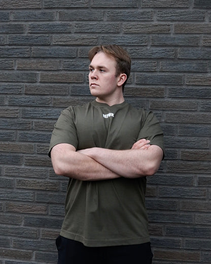 SYSTEM 001 KHAKI T-SHIRT